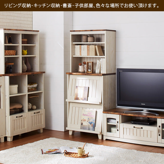 カントリー フラップキャビネット