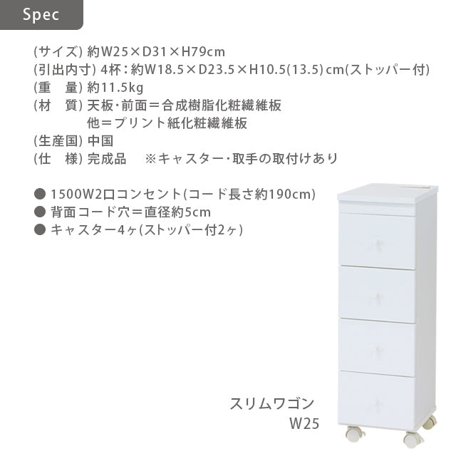スリムワゴン (W20)(W25)(W30)