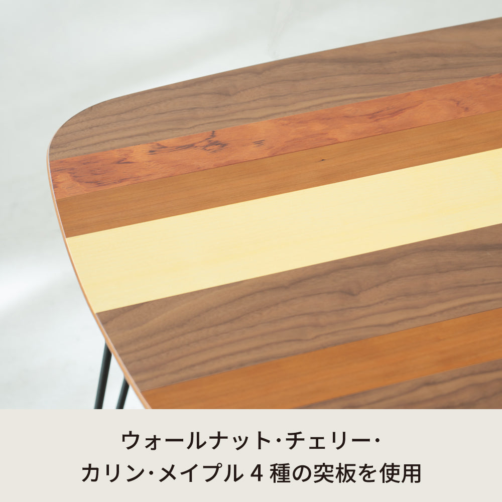 ミックステーブル 幅60cm 折りたたみ 机 つくえ モダン 木製 ヴィンテージ スリム 韓国インテリア モダン