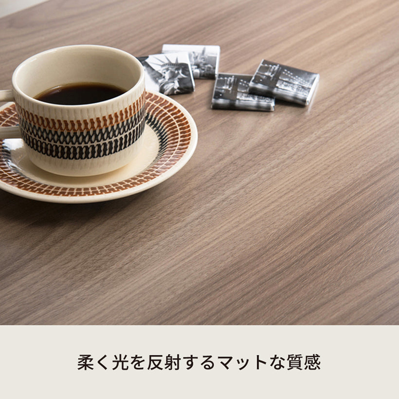 カームテーブル 幅75cm 折りたたみ 机 つくえ モダン 木製 折れ脚 ローテーブル