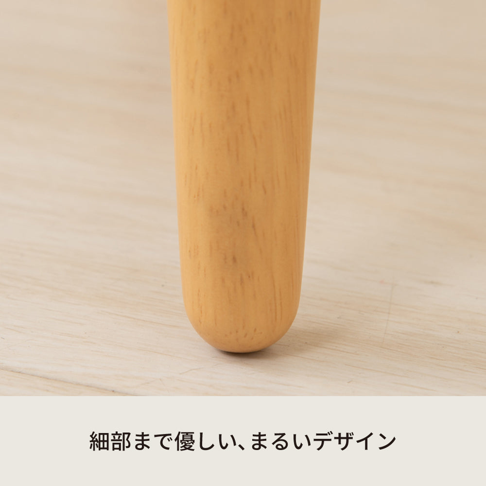 シェルフ付ポールハンガー 木製 北欧風 ナチュラル コートハンガー 収納 サイドテーブル