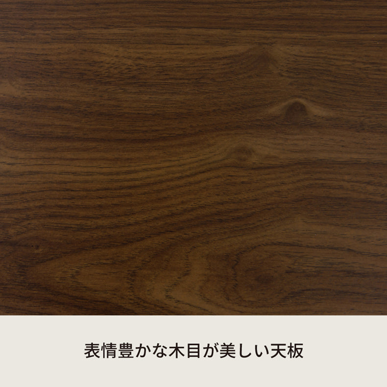 幅80cm◎棚付折りたたみワークデスク(ハイタイプ) テーブル 机 木目 収納 テレワーク PCデスク
