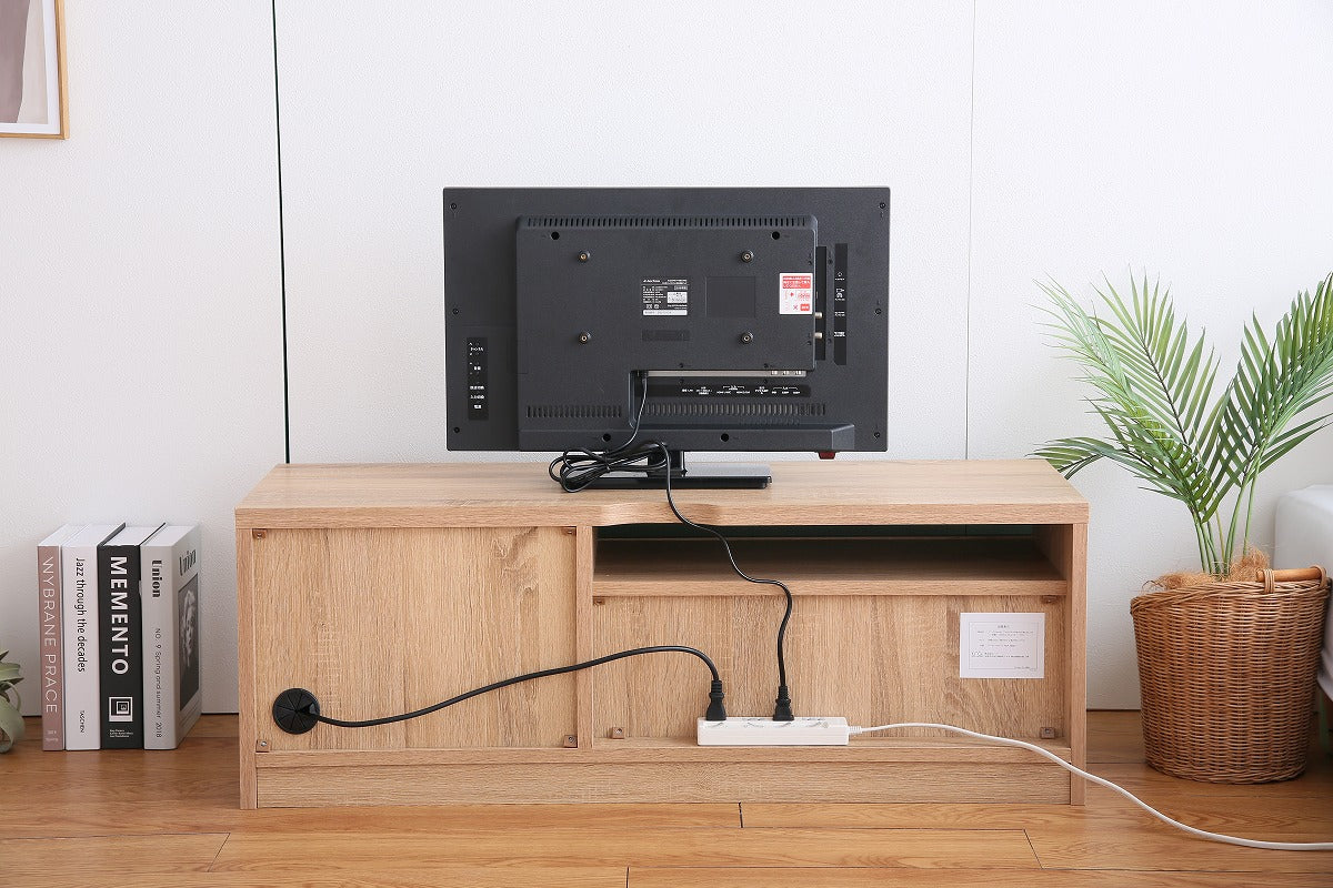 Connie ブラックパネル付きテレビ台 幅100cm(赤外線)