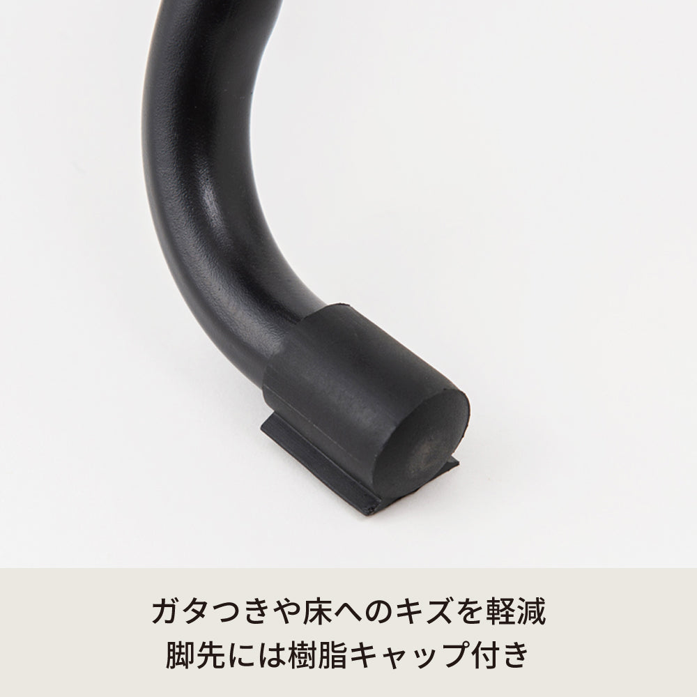 ベースハイチェア イス 北欧風 折り畳み クッション 背もたれ 完成品 椅子 パイプイス モダン カウンター