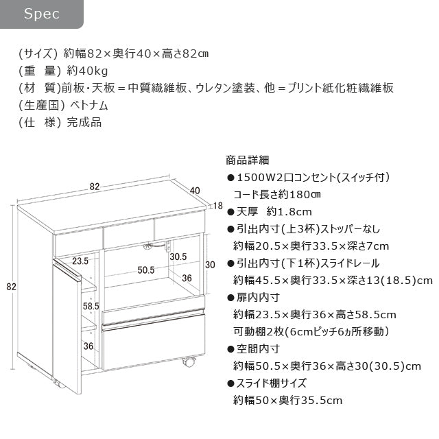 カウンターレンジワゴン３D
