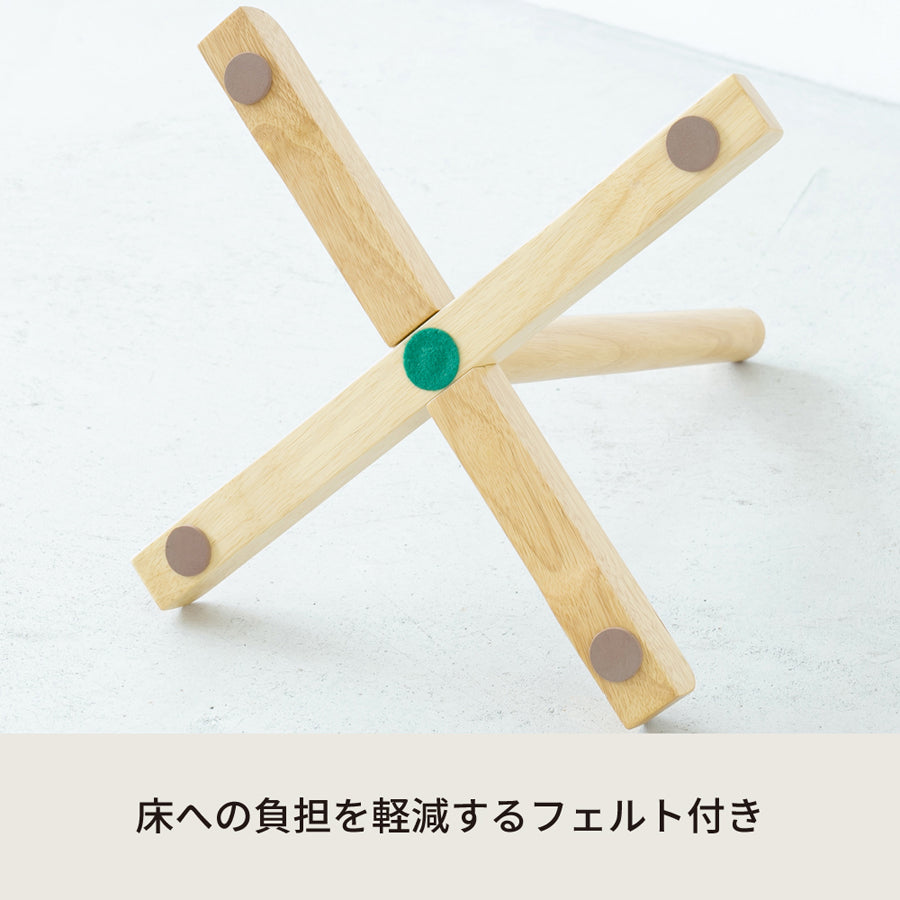 キッズハンガー くま ポールハンガー 子供部屋 こども 木製 北欧風 入学 収納 アニマル