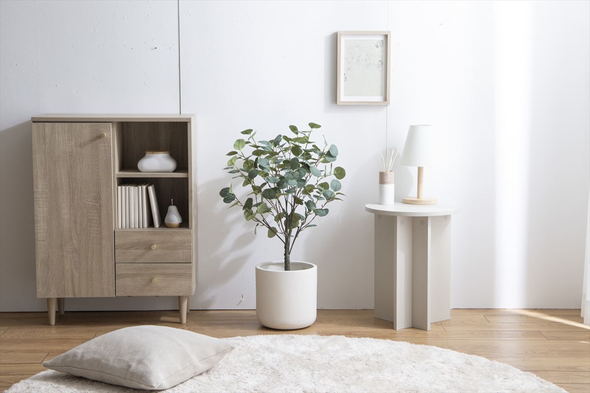 【高さ85cm】Nature 光触媒人工観葉植物 ユーカリ
