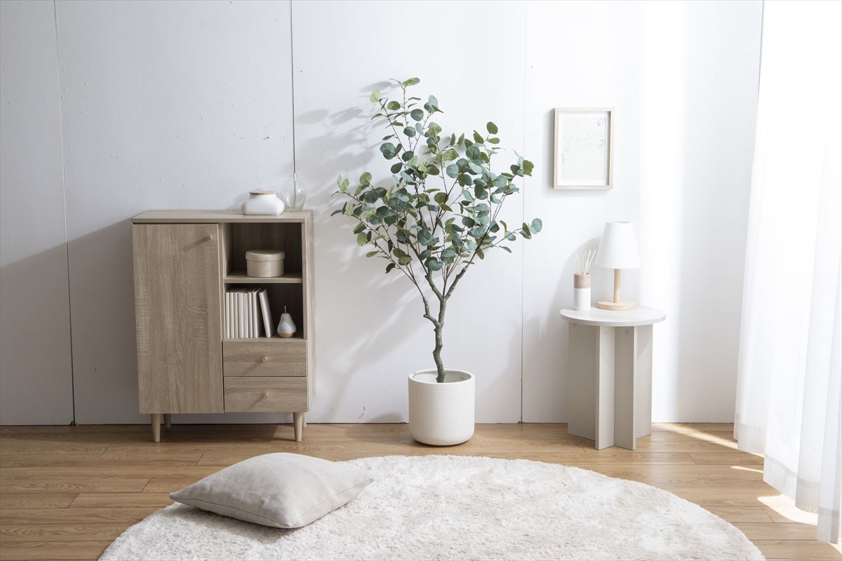 【高さ130cm】Nature 光触媒人工観葉植物 ユーカリ