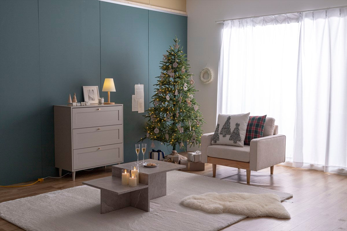 【オーナメントセット】Abete 高さ180cm クリスマスツリー+オーナメント