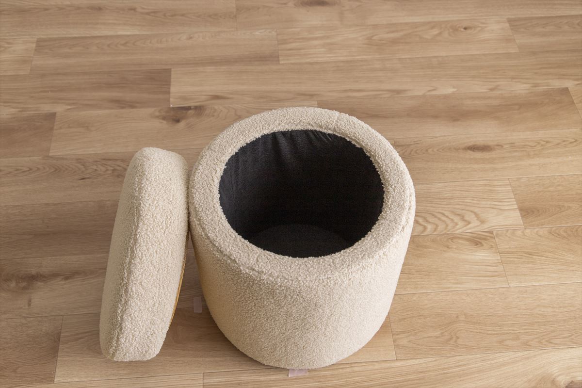 【幅36cm】Kurum 収納付きスツール