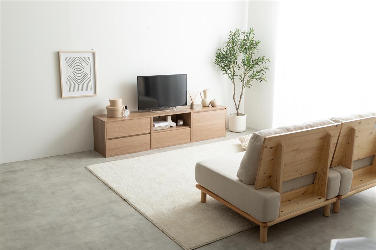 【単品】Colby 組み合わせテレビ台 引き出し2段