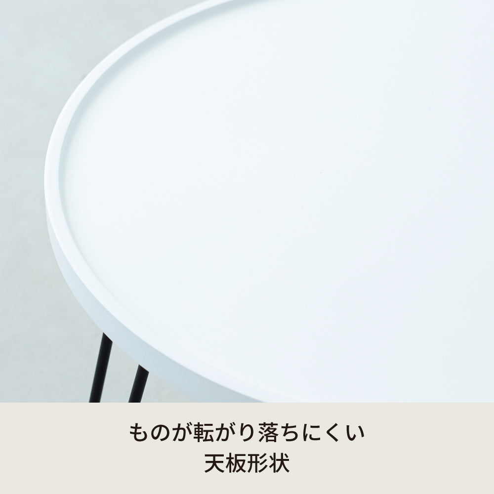 セカンドサイドテーブル45 机 折りたたみ 折れ脚 軽量 フラワースタンド コンパクト