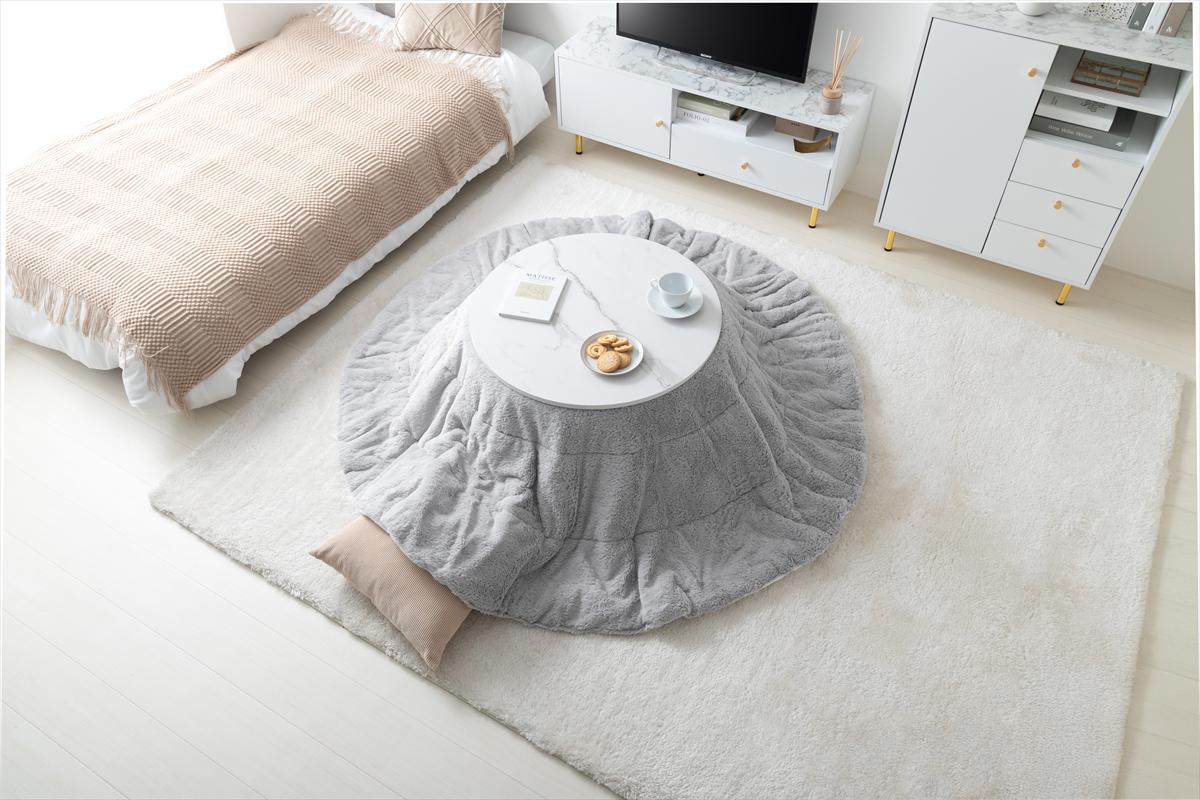 【円形:天板 68cm】こたつ&掛け布団2点セット