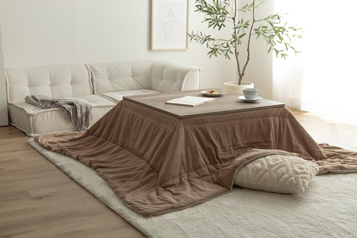 【長方形:190cm×240cm】Jude リバーシブルコーデュロイこたつ布団