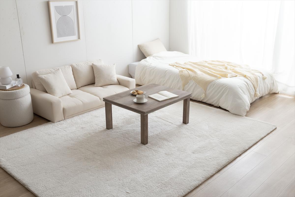 【長方形:天板 75cm×60cm】こたつ&掛け布団2点セット