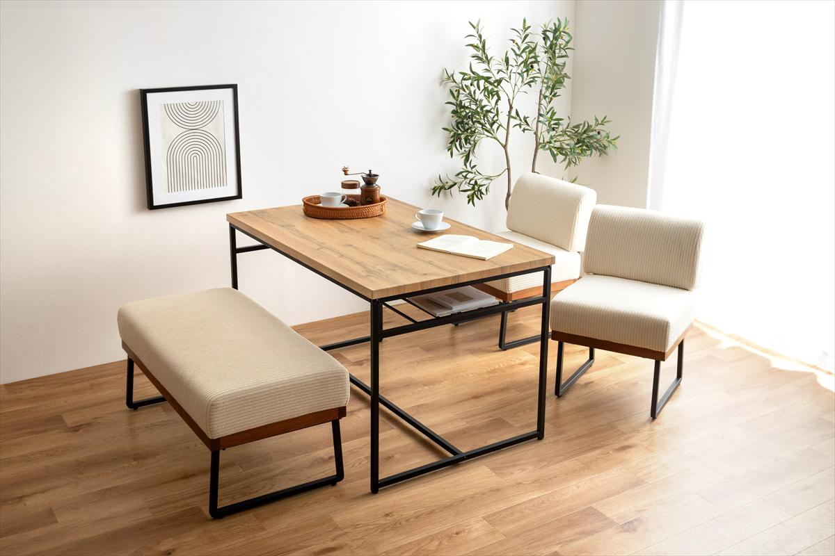 【単品】Claes ダイニングベンチ