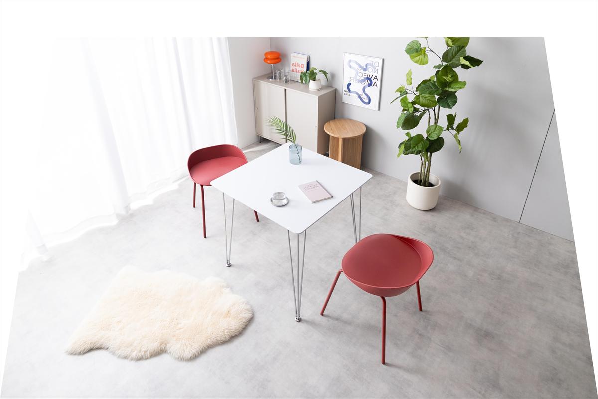 【3点セット】Studio 幅75cm ダイニングテーブル+ダイニングチェア2脚