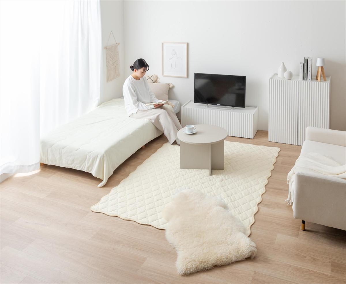 【長方形:90cm×140cm】Neochill sarasara ラグ