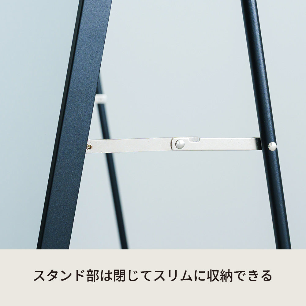 スタンドミラー ルーミー(スクエア) 幅50cm 鏡 姿見 全身 ゴールド 大型 ワイド 韓国インテリア