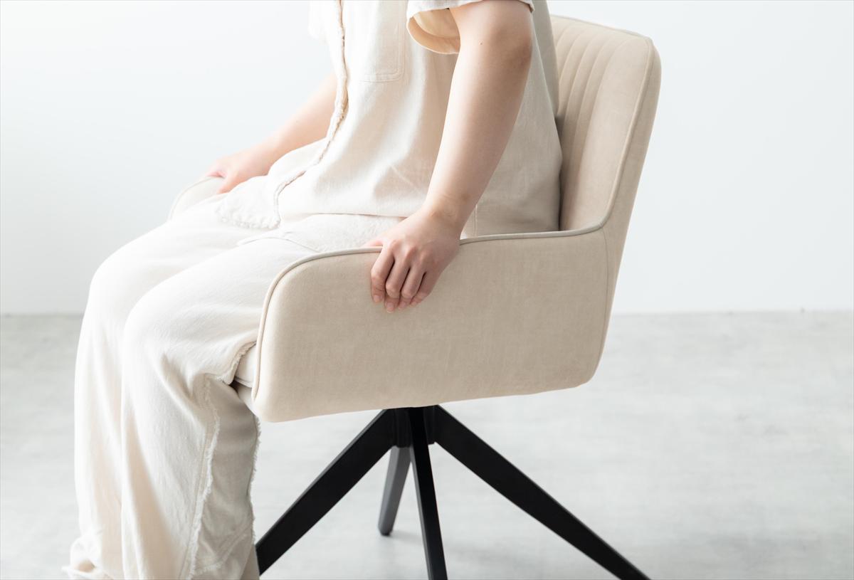 【単品】Shell 回転ダイニングチェア