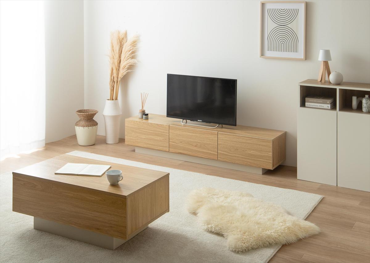 【幅150cm】引き出し付きテレビ台