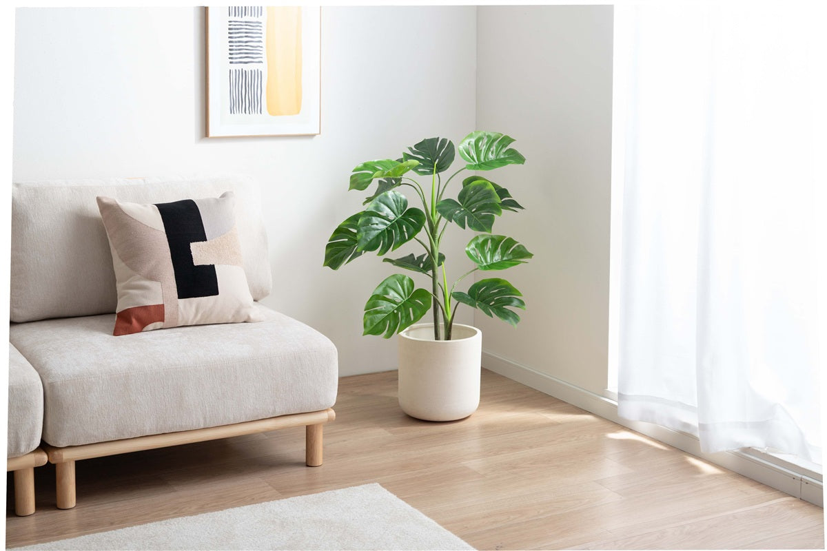 【高さ90cm】Nature 光触媒人工観葉植物 モンステラ